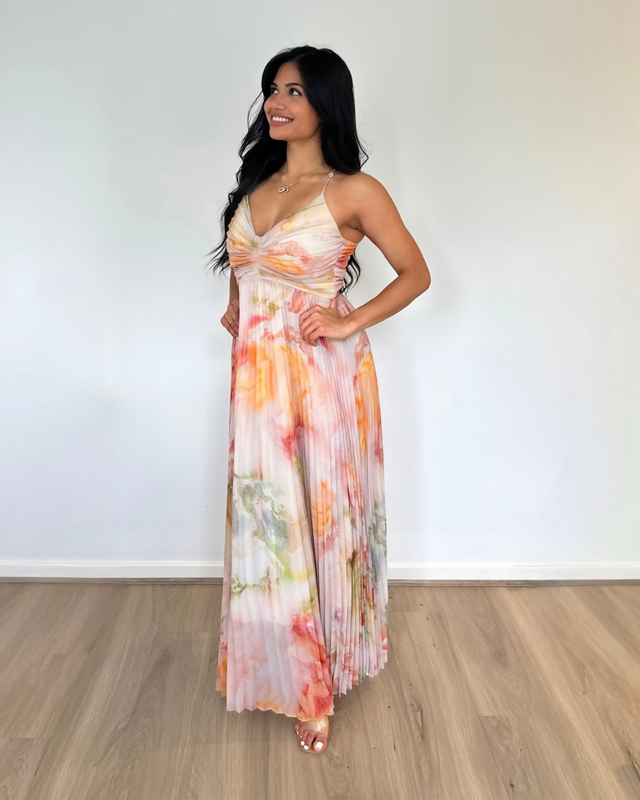 Ministry of Style The Label Sunrise Strap Dress Patterned