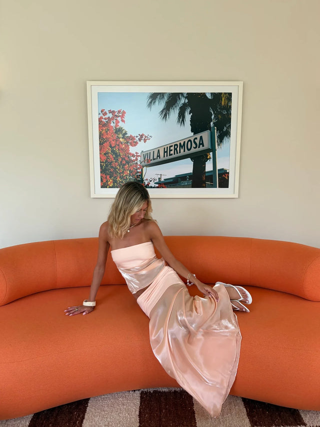 Desero Jacaré Mallorca Orangé Top & Skirt