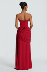 BABYBOO Matisse Maxi Dress Deep Red view 3