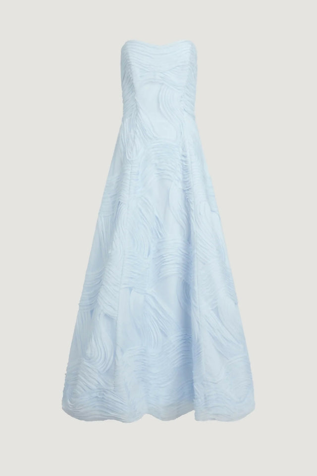Aje Wave Gown Pastel Blue Size 6,8,10