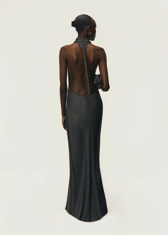 Arcina Ori Romy Dress Chrome Metallic Size 8