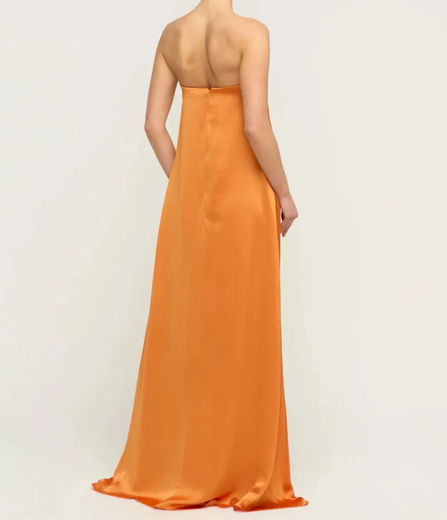 ANNA QUAN Delfina Maxi Dress Kumquat Orange