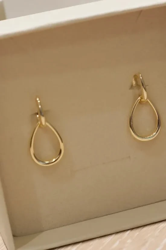 Junie + Belle Leni Gold Hoop Huggies
