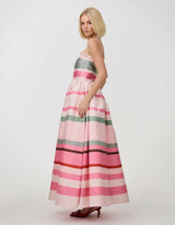 Aston Studio Charlize Gown - Retro Stripe view 2
