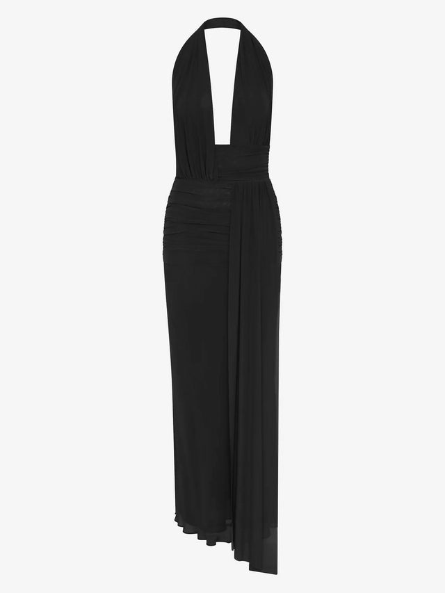 Bec + Bridge The Cassis Drape Maxi Dress in Black