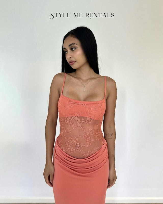 Benni Stefania Maxi Dress Grapefruit