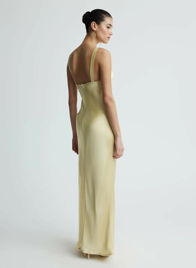 Anna Quan Etta Dress Champagne Lemon