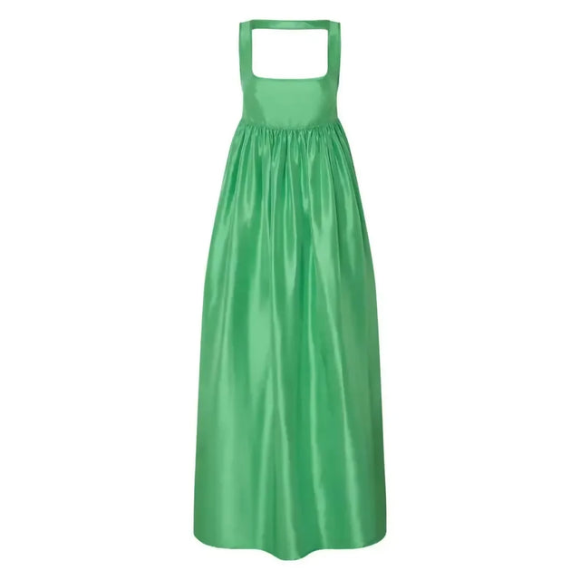 Oroton Strappy Sundress Green Size 8