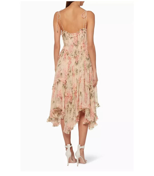 Zimmermann Roselight Picnic Midi Dress
