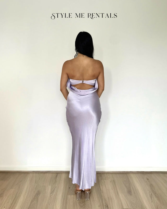 Bec and Bridge Moon Dance Strapless Dress Lilac