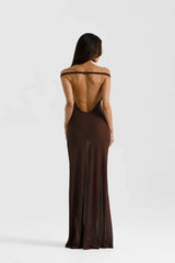 Natalie Rolt Brielle Dress in Espresso view 4