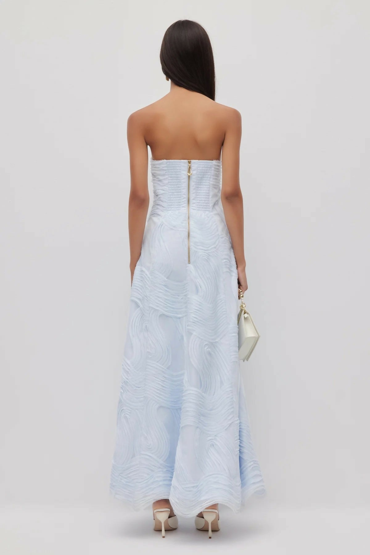 Aje Wave Gown Pastel Blue Size 6,8,10 – view 3