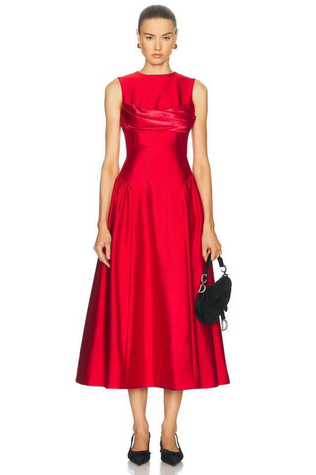 Rachel Gilbert Sawyer Dress Red Size 2/AU10