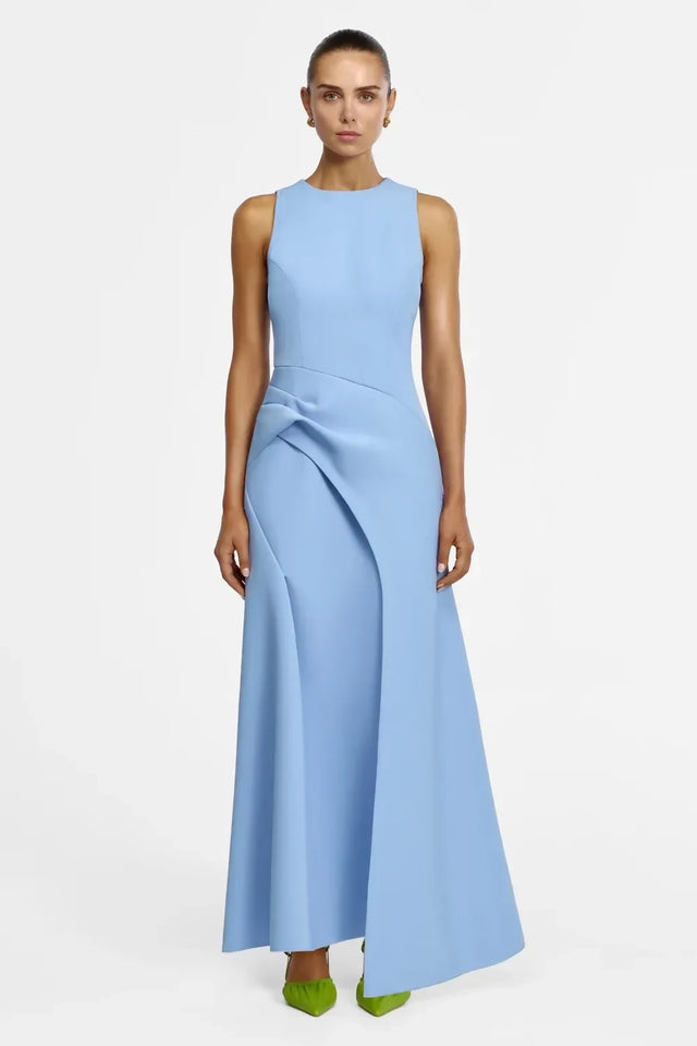 Acler Pellat Maxi Dress - Deep Sky