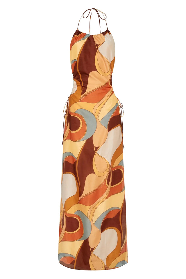 Sir The Label Vista Halter Midi Dress