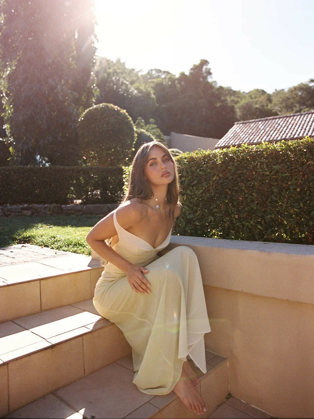 Natalie Rolt Brielle Dress in Citrus