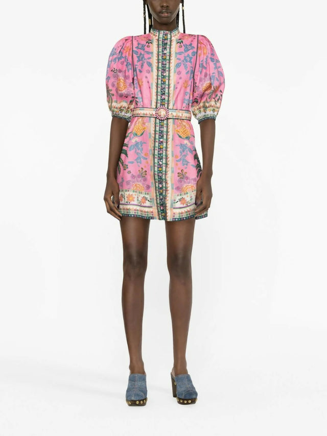 Zimmermann Ginger Buttoned Mini Dress