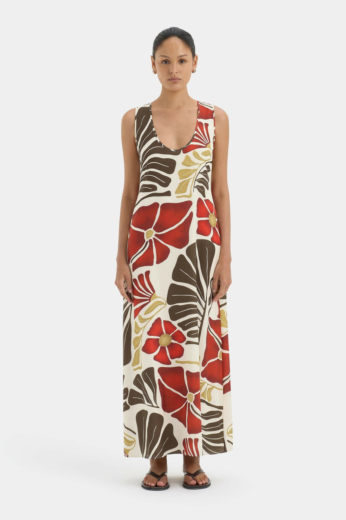 Sir Julietta Scoop Maxi Dress – designer dress hire