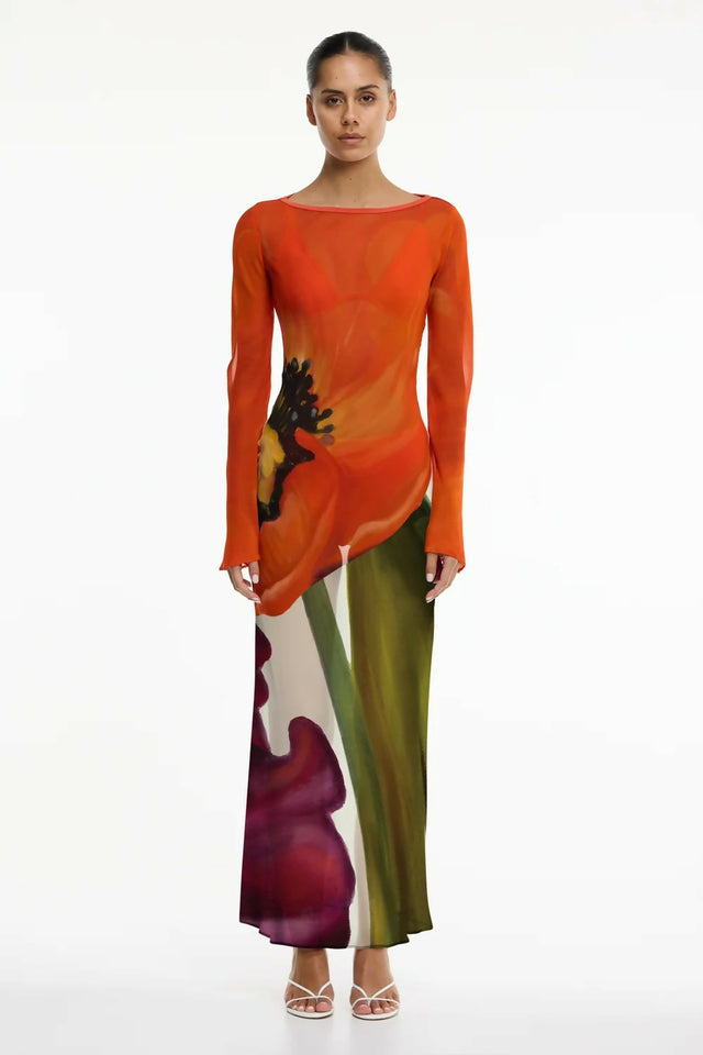 Significant Other August Long Sleeve Maxi Dress