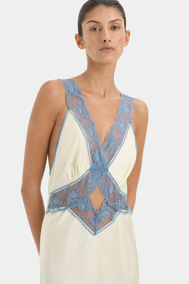 Sir Aries Cut Out Gown in Butter