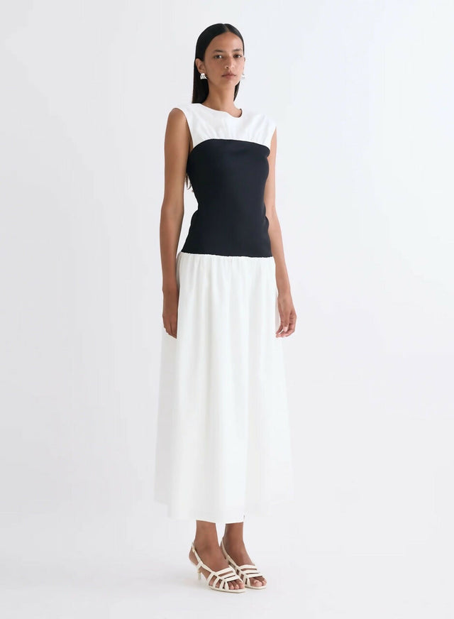 ANNA QUAN Stefania Dress in SWAN