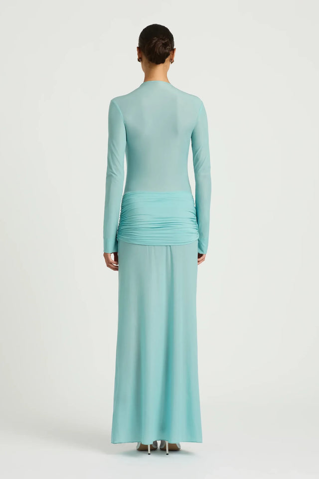 Benni Zuri Maxi Dress Teal