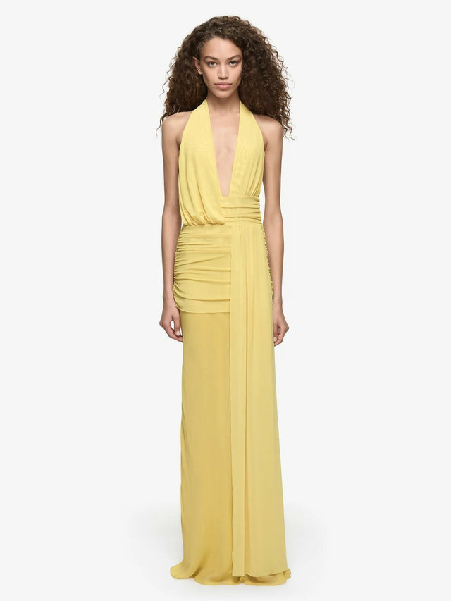 Bec and Bridge Cassis Drape Maxi