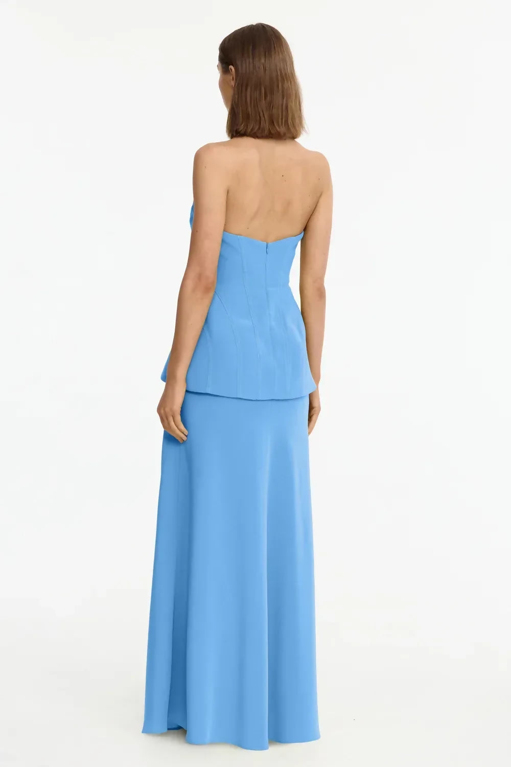 Acler Bankfield Maxi Dress Alt Blue – view 3