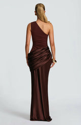 Babyboo Sadona Maxi Dress Plum Brown view 3