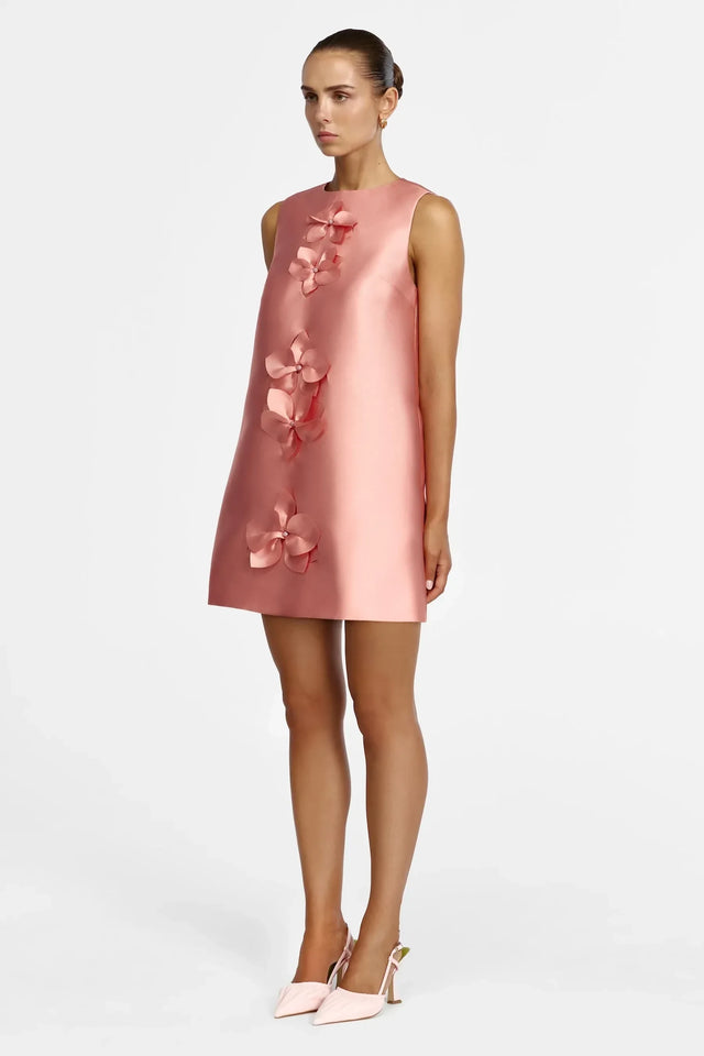 Acler Medora Mini Dress - Rose Petal