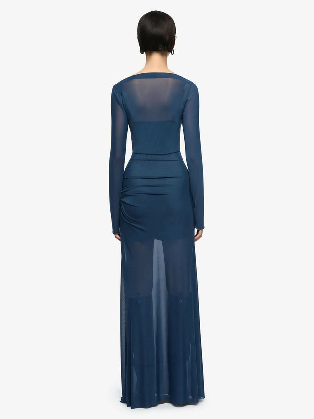 Bec & Bridge Marabou Maxi Dress