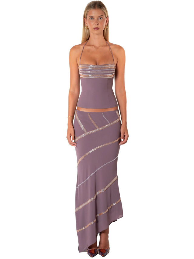 I Am Delilah Ines Corset & Ines Midi Skirt Mauve