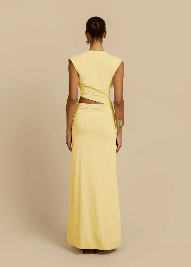 Arcina Ori Jade Dress in Lemon