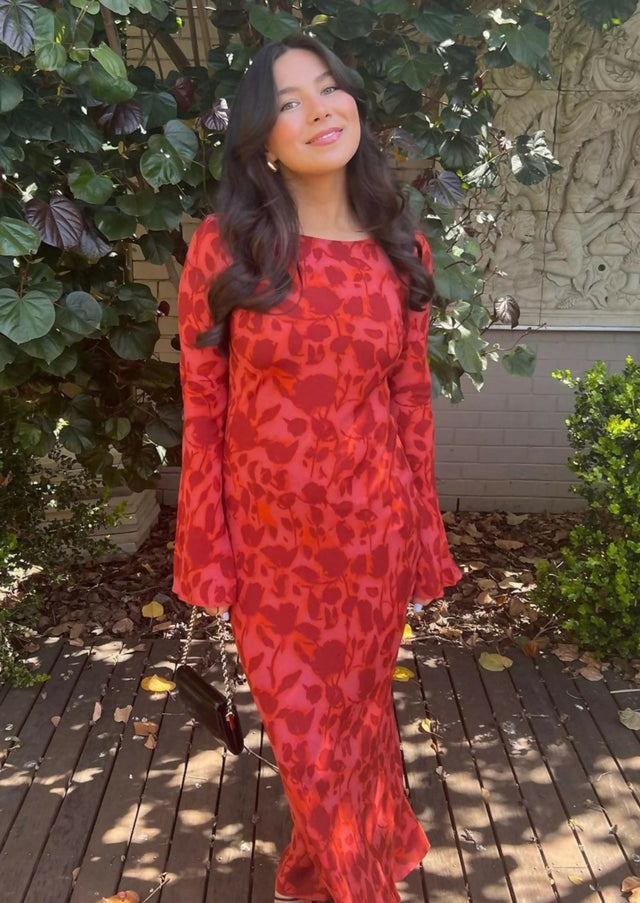 Realisation Par The Gia Havana Long Sleeve Dress
