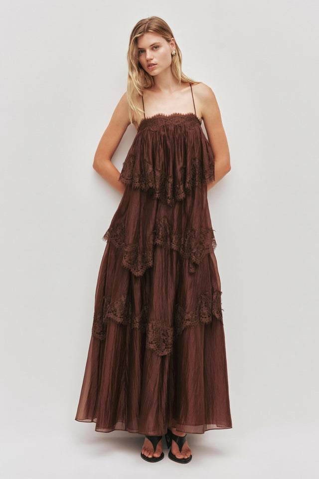 Aje Ophelia Lace Maxi