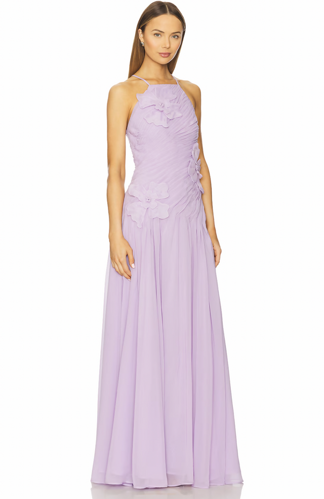 Leo Lin Amya Petal Gown Lilac AU 14