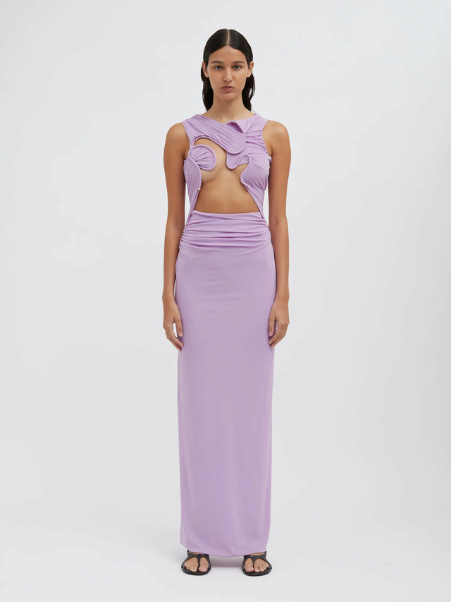 Christopher Esber Venus Tank Maxi Dress Lilac