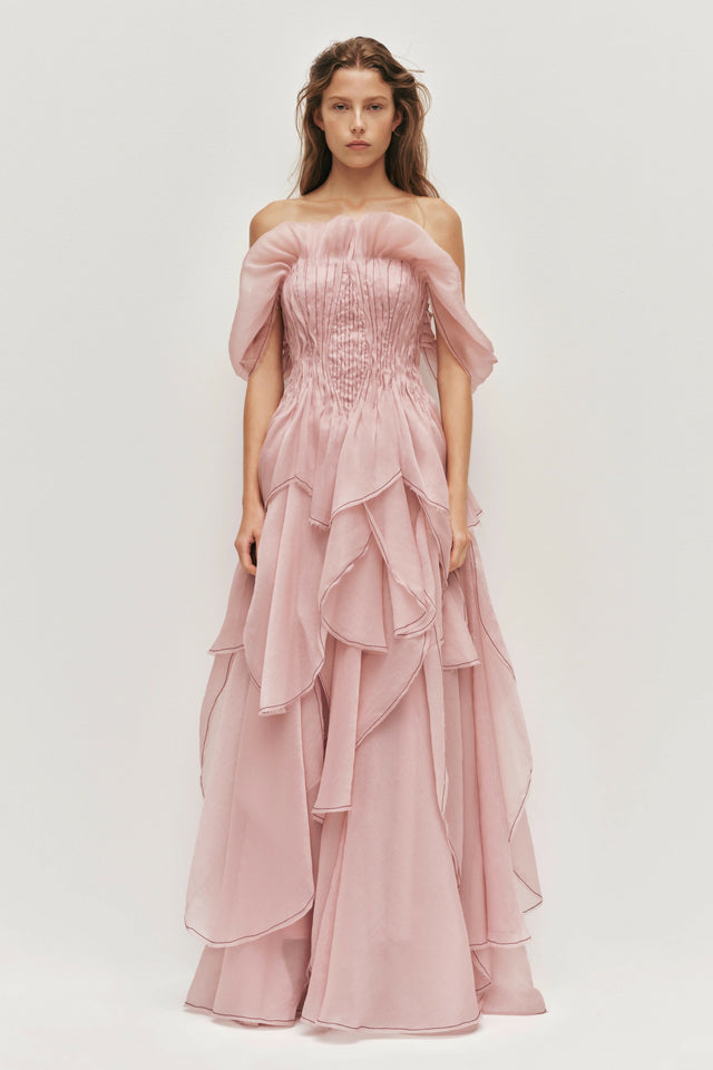 Aje Nisha Gown Blush Pink Size 10,12