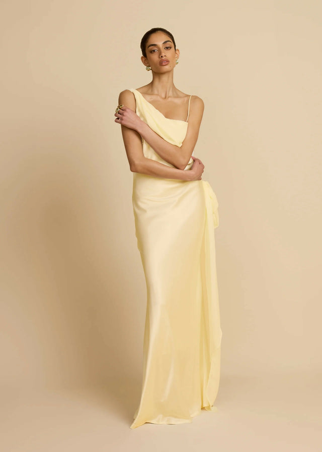 Arcina Ori Helena Dress Lemon Size 8, 10