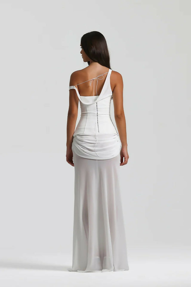 Natalie Rolt Cadence Gown in White Size 10