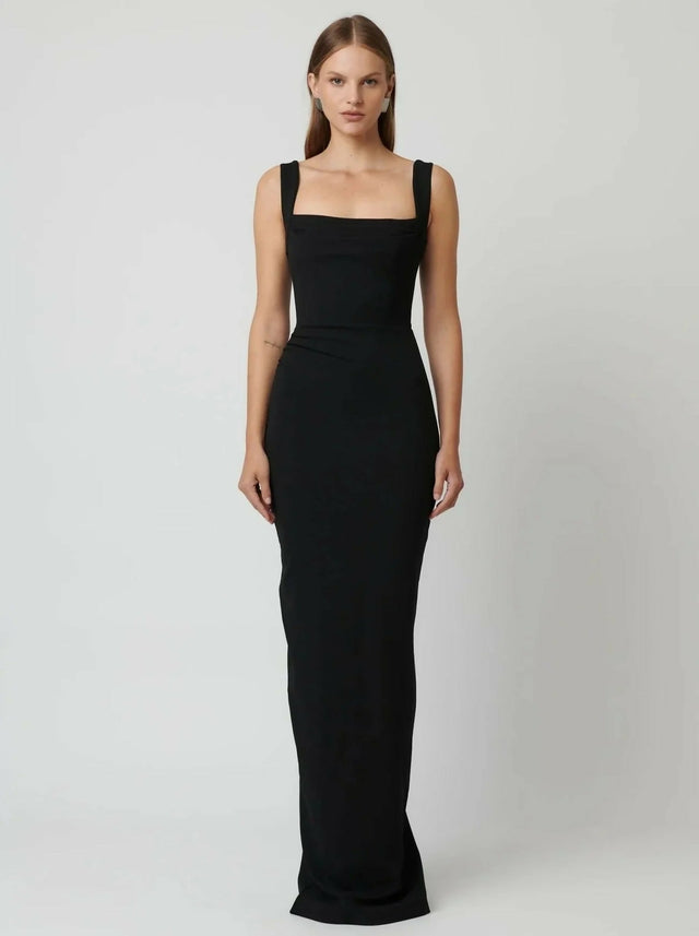 Effie Kats Marbella Gown in Black Size 10