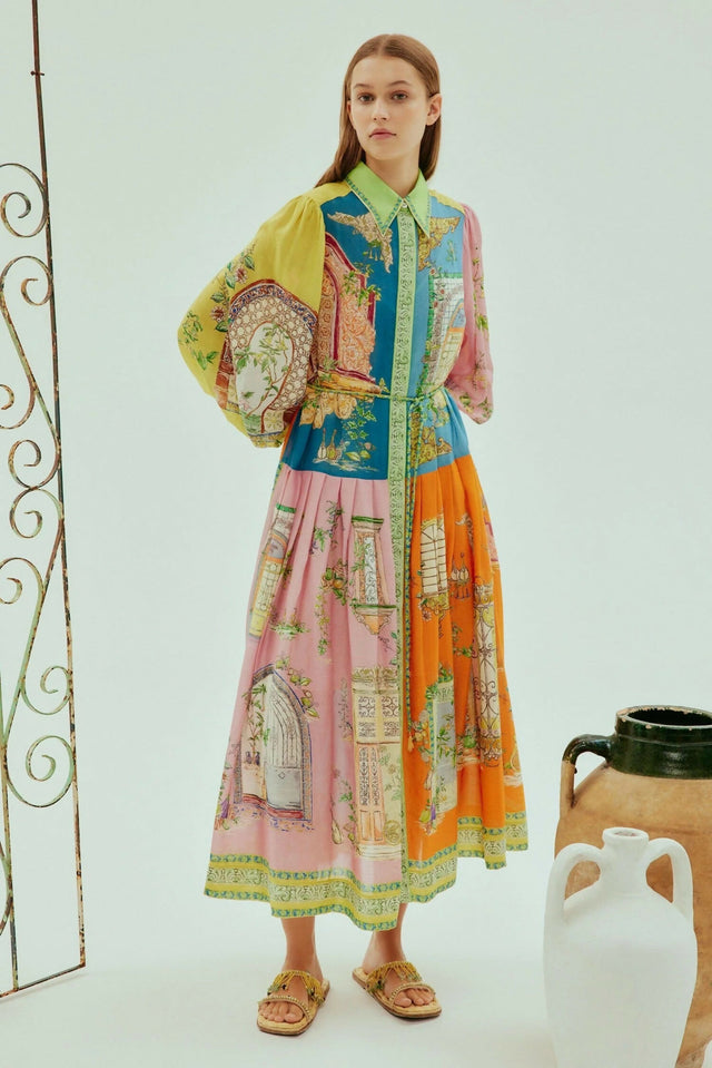 Alemais Monte Midi Shirtdress