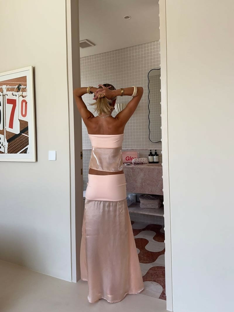 Desero Jacare Mallorca Orange Top &amp; Skirt Set – view 4