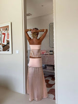 Desero Jacare Mallorca Orange Top & Skirt Set view 4