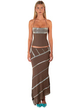 I Am Delilah Ines Corset & Ines Midi Skirt Mocha view 1