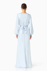 Elliatt Kai Long Sleeve Maxi Dress - Pale Blue view 3