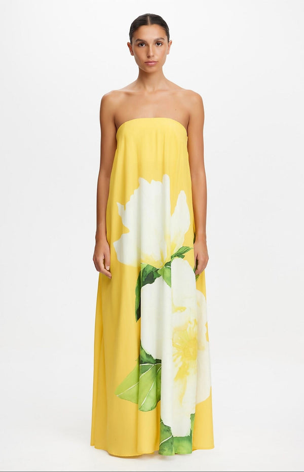 Acler Newmanny Maxi Dress in Tuscan Magnolia