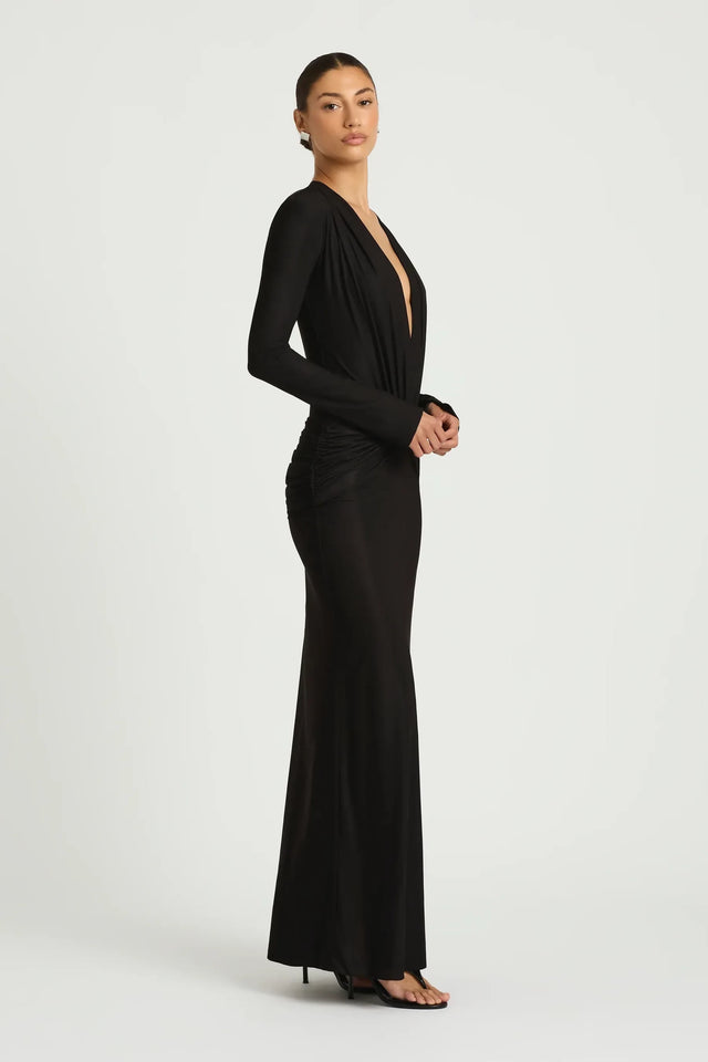 Benni Zuri Maxi Dress Black