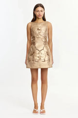 Acler Raffin Mini Dress - Gold view 1