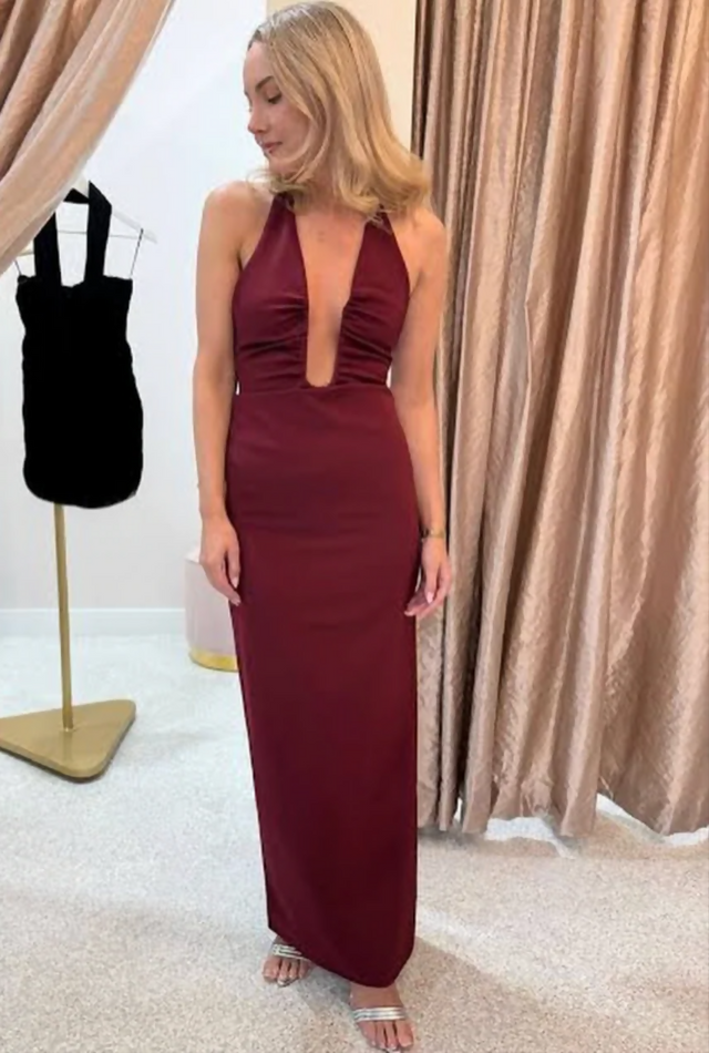 Misha Alusia Dress - CHERRY RED